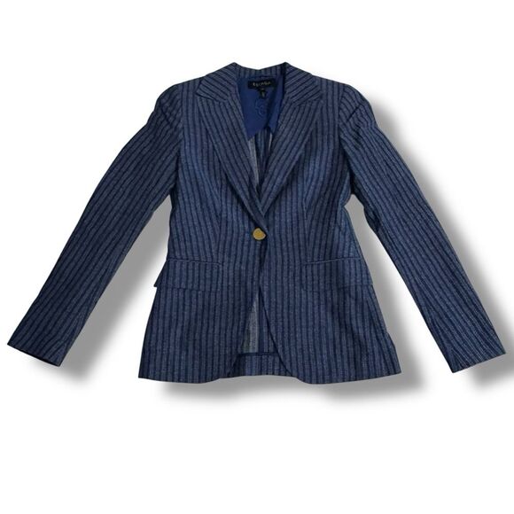 Escada Striped One Button Blazer Size 34 EU 2 US - Picture 1 of 6